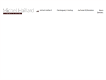 Tablet Screenshot of michel-haillard.com